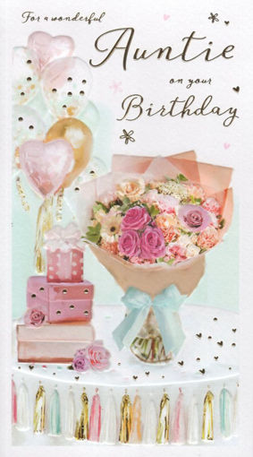 Picture of WONDERFUL AUNTIE BIRTHDAY CARD